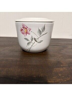 Vintage Universal Ballerina Floral Ceramic Refrigerator Bowl Rosette